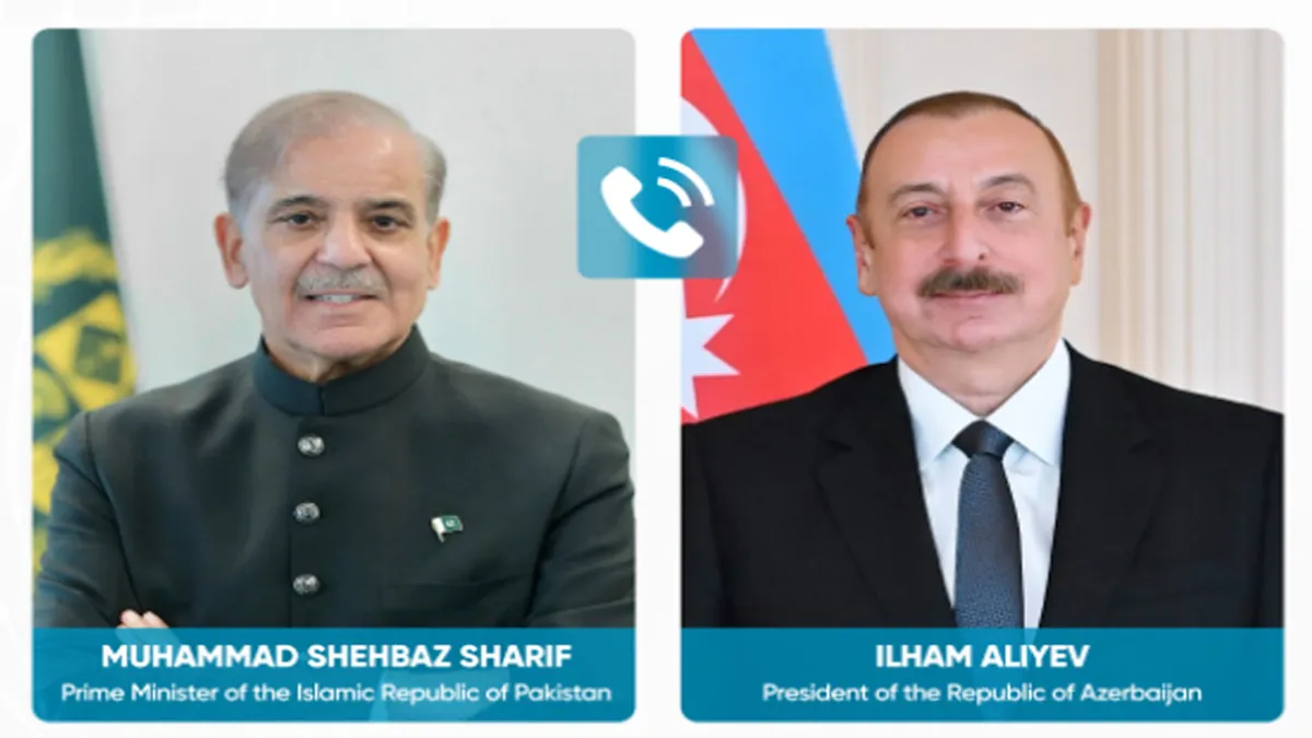 وزیراعظم شہباز شریف اور صدر آذربائیجان کا اہم ٹیلی فونک رابطہ