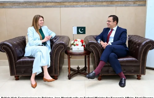 وفاقی وزیر اقتصادی امور احد چیمہ سے برطانوی ہائی کمشنر کی ملاقات