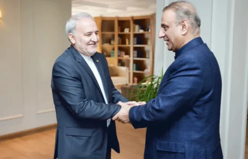 ایرانی سفیر رضا امیری مقدم کی وفاقی وزیر عبدالعلیم خان سے ملاقات