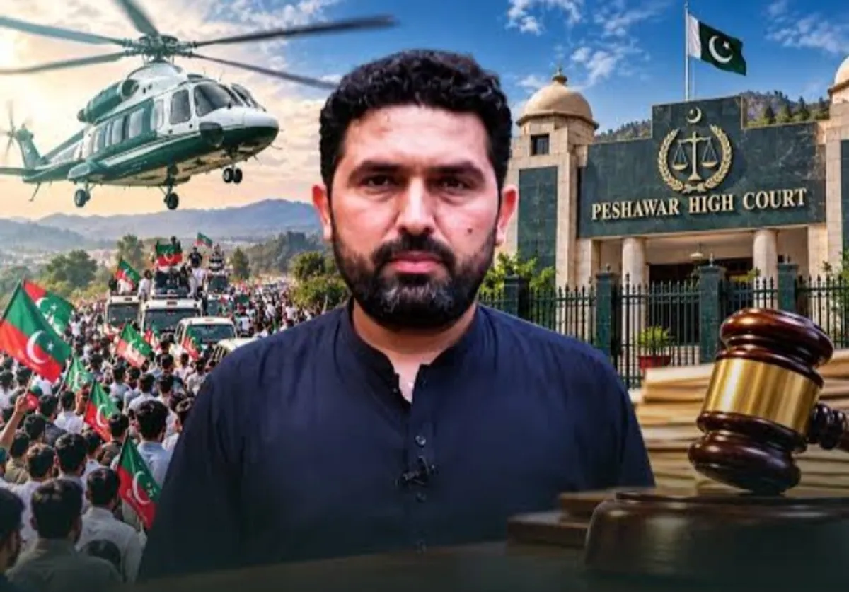 لانگ مارچ کے لیے سرکاری ہیلی کاپٹر کا استعمال، وزیراعلیٰ سہیل آفریدی سے جواب طلب